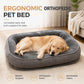 🐾 DESCONTO DE 50% POR TEMPO LIMITADO! ☁️ Cama ergonómica e confortável para animais de estimação, para todas as estações – Aconchegante, respirável e confortável ✨