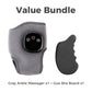 Masseur Portable pour Chevilles avec Chaleur et Vibration + Planche Gua Sha