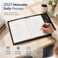 Caderno de planeamento diário minimalista 2027
