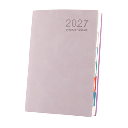 Caderno de planeamento diário minimalista 2027