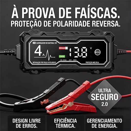 🥳PROMOÇÃO IMPERDÍVEL DE 2026🥳✨Carregador Inteligente de Baterias e Mantenedor de Baterias