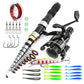 🎣🎒 Kit de pesca de viagem – Equipamento completo, cana telescópica, saco de transporte; vá pescar em qualquer lugar, desde o lago até à beira-mar, com tudo o que precisa à mão 🐟✨