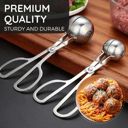 🥩 PROMOÇÃO RELÂMPAGO: 50% DE DESCONTO! Pinça para almôndegas em aço inoxidável 304 – antiaderente e com design ergonómico para almôndegas perfeitas com um único toque ✨