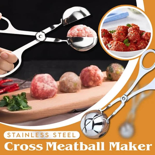 🥩 PROMOÇÃO RELÂMPAGO: 50% DE DESCONTO! Pinça para almôndegas em aço inoxidável 304 – antiaderente e com design ergonómico para almôndegas perfeitas com um único toque ✨