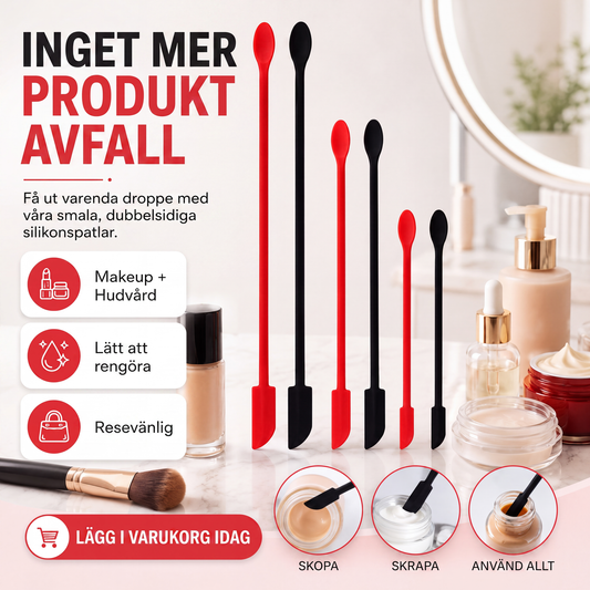 📢 📢 Desconto de 50 % no último dia💃Conjunto de mini espátulas de silicone para maquilhagem e cuidados da pele