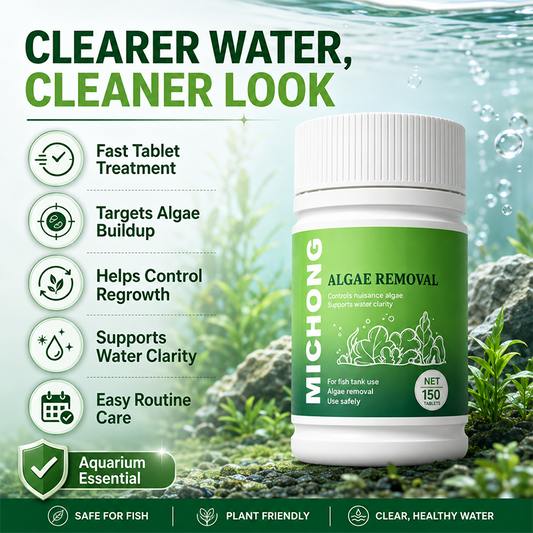 🐟 50% DE DESCONTO AGORA! 🌿 Comprimidos de ação rápida para remoção de algas em aquários – eliminação eficaz de algas, inibição duradoura e seguro para os peixes – perfeito para manter a água do aquário limpa e cristalina 🐠✨