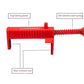 🔧 Poupe 50%! 🧱 Clips Brick Line – PA6 ajustáveis, resistentes e fáceis de instalar ✨
