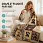 🐾 50% DE DESCONTO! 🛋️ Manta de flanela – Com motivos de patas, macia e aconchegante ✨