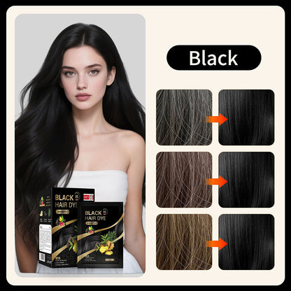 Shampoing colorant 4 en 1 à base de plantes