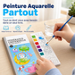 Livro de aquarela de bolso para crianças