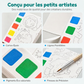 Livro de aquarela de bolso para crianças