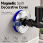 🧲 Tampa magnética divisível para tubos – Anel decorativo para torneiras e tubos que não requer ferramentas ✨