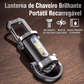 🔦 Compre 1 leve 1 grátis🔦 Lanterna de Chaveiro Recarregável – 300 Lumens, Carregamento USB-C, Design Compacto e Inquebrável para Uso Diário (EDC) ⚡