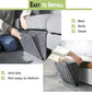 🛏️50% DE DESCONTO AGORA! Saco de arrumação suspenso para cabeceira — Organizador com vários bolsos para a cama, bolsa suspensa em feltro para beliches em dormitórios, com espaço para tablet, livros, telemóvel e material de escritório