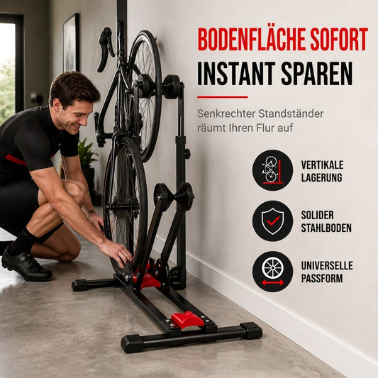 🔥 50% de desconto! 🚴 Suporte dobrável para bicicletas com barra dupla – Suporte de exposição em forma de U para bicicletas de estrada e BTT