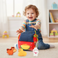 🎁Novidades de 2026 com 50% de desconto💥Conjunto interativo de brinquedos de peluche com tema de quinta para crianças – 6 zonas de exploração, adoráveis fantoches de animais e design com compartimento de arrumação portátil – Aprender, brincar e crescer ✨