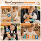 🧸 50% DE DESCONTO! ✨ Brinquedo sensorial de empilhar bolas – 5 painéis de atividades multifacetados, botões para premir e engrenagens deslizantes, bordas arredondadas e suaves – Diversão portátil para viagens e brincadeiras 🎈