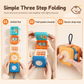 🧸 50% DE DESCONTO! ✨ Brinquedo sensorial de empilhar bolas – 5 painéis de atividades multifacetados, botões para premir e engrenagens deslizantes, bordas arredondadas e suaves – Diversão portátil para viagens e brincadeiras 🎈