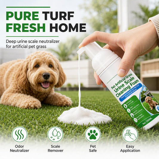🥳PROMOÇÃO IMPERDÍVEL DE 2026🥳✨Espuma de limpeza para remover resíduos de urina de animais de estimação em relva artificial