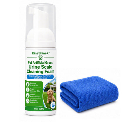 🥳PROMOÇÃO IMPERDÍVEL DE 2026🥳✨Espuma de limpeza para remover resíduos de urina de animais de estimação em relva artificial