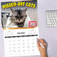 ⏳Oferta por tempo limitado – 50 % DE DESCONTO⏰🐱 Calendário divertido sobre gatos – 12 meses de humor travesso em torno dos gatos