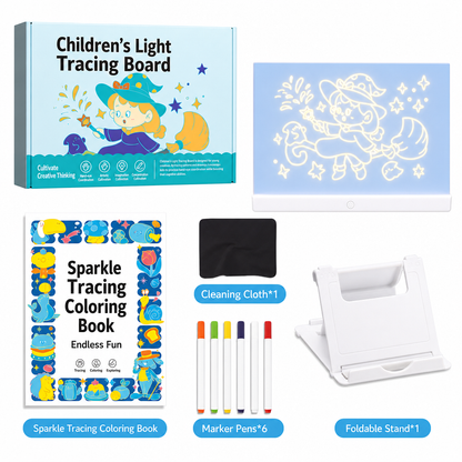 📢 📢 Desconto de 50 % no último dia🔥Quadro luminoso infantil para desenhar e aprender