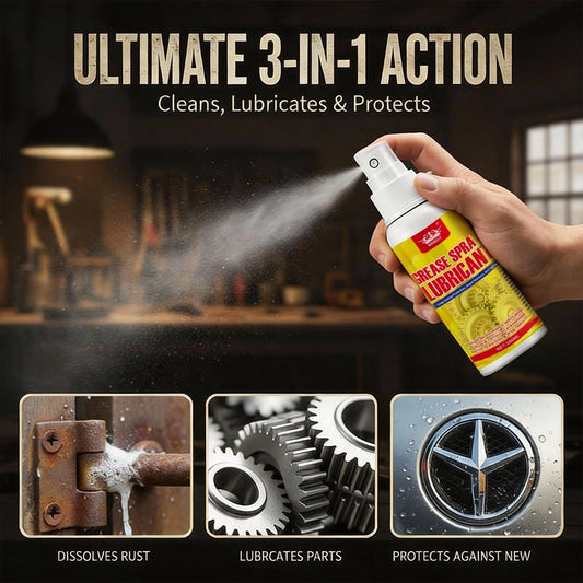 🚗 DESCONTO DE 50% POR TEMPO LIMITADO! ✨ Spray 3 em 1 para eliminar a ferrugem – Dissolve a ferrugem, lubrifica e protege contra a corrosão 🛠️