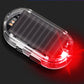 🥳💞Mais de 50 mil unidades vendidas! 🚗🌞 Luz antirroubo solar para automóveis – carregada por energia solar e USB, pisca automaticamente à noite.  Dissuade os ladrões sem necessidade de cabos. Resistente ao calor, basta colar e pronto! 🛡️💡