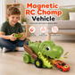 📢 📢 Desconto de 50 % no último dia🚗Carro de brincar em forma de dinossauro com controlo remoto para crianças, com 6 mini-carros