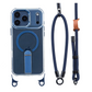 📱 -50%! 🎀 Capa multifuncional com alça para smartphone – TPU – Suporte integrado e alça ajustável de 8 mm – Compatível com iPhone 14/15/16/17 Pro/Max 🧲