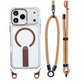 📱 -50%! 🎀 Capa multifuncional com alça para smartphone – TPU – Suporte integrado e alça ajustável de 8 mm – Compatível com iPhone 14/15/16/17 Pro/Max 🧲