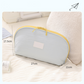 🧳💕 Organizador portátil de roupa interior para viagem – Compartimentos separados para sutiãs, cuecas e meias