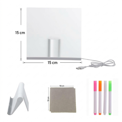 📢 📢 Desconto de 50 % no último dia🎨Conjunto de quadro de desenho iluminado e lavável para crianças, do tipo «faça você mesmo»