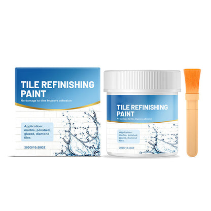 🥳PROMOÇÃO IMPERDÍVEL DE 2026🥳✨Tinta branca para a renovação de azulejos brancos (inclui pincel)