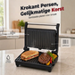 📢 📢 Desconto de 50 % no último dia🥪🔥 Grelhador elétrico para sanduíches e paninis com placa de 180°