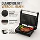📢 📢 Desconto de 50 % no último dia🥪🔥 Grelhador elétrico para sanduíches e paninis com placa de 180°