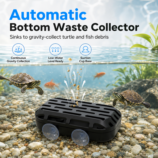 📢50% DE DESCONTO!!!🐢 Coletor de fezes para aquários e limpador de resíduos de aquários – Mantenha os aquários mais arrumados e com menos sujidade 💧