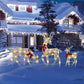 🦌 50% DE RÉDUCTION! 🎄 Rennes de Noël LED – Avec nœuds & déco intérieur/extérieur ✨