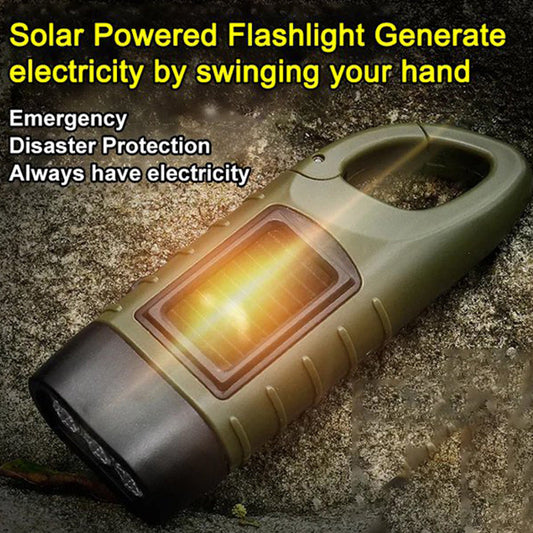 🔥🖤Promoção da Black Friday: 50% de desconto🔥 Lanterna portátil de alta luminosidade para exterior, alimentada a energia solar