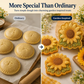 🌻 Forma para mini-tortas em forma de girassol, para doces de primavera encantadores