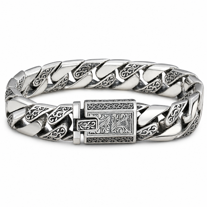 ⏳Promoção por tempo limitado⏰Corrente elegante Punk Arabesque – Presente de joalharia coreana para casais, ideal para o namorado ✨💎