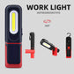📢 50 % DE DESCONTO AGORA! 🔦 Lâmpada de trabalho LED COB recarregável com base magnética – Iluminação mãos-livres