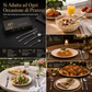 🍴 Conjuntos elegantes de talheres em aço inoxidável ✨ | Facas para bife, garfos e colheres com acabamento espelhado 🍽️ | Cabo ergonómico de secção fina, ideal para jantares e festas (conjuntos de 4 ou 24 peças) 🥂