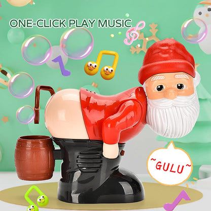 🔥 Hoje, 50 % de desconto!🎄Máquina de Bolhas do Papai Noel Engraçada