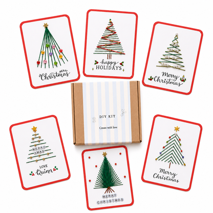 🎄 Conjunto de artesanato de Natal alegre e radiante (6 peças)