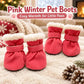 🔥 Hoje, 50 % de desconto!🐱🐶Botas quentes de inverno para cães com forro macio de pelúcia