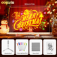🎄50% de desconto🎁Placa de mensagens LED em acrílico, criativa e reescrevível