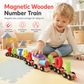 🔥 Hoje, 50 % de desconto!👧👦Conjunto de brinquedos «Comboio de Números Magnéticos» para crianças