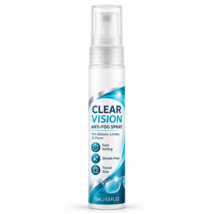 🔥 Hoje, 50 % de desconto!👓Spray antiembaciamento para óculos portáteis e desembaciador de lentes