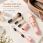 💄 Agora com 50% de desconto ✨ Conjunto de pincéis de maquilhagem retráteis e portáteis — Cápsula de viagem 5 em 1 🧳